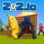 2v2.io is an online multiplayer battle royale game that combines real-time building and tactical shooting elements.
