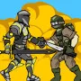 Welcome to Age of War! This game is suitable for those who want precise strategy, resource management, and spectacular tower defence combat. Your goal is to defend your base and destroy the enemy's area.