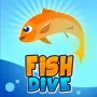 Fish Dive offers fresh underwater adventures! In this fast-paced arcade endless runner, you guide cute fish through a deadly ocean. The goal is simple yet difficult: dodge traps. Additionally, save your marine creature, swim far, and create new score records!