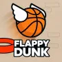 If you approach Flappy Dunk with the sole goal of tapping to prevent the ball from falling to the ground, you'll quickly stagnate at a low score. This is a combination of Flappy Bird's simulated gravity and basketball's scoring elements, creating a game where absolute precision is paramount.
