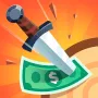 Welcome to Knife Master! Here, a simple swipe of the screen is an art form! This isn't a game of chance but a challenge based on realistic physics. This is considered a test of your top-notch hand speed! Your mission is to pick up a knife and perform perfect somersaults!
