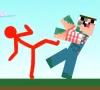 Red Stickman vs Craftmans is an attractive platform action game where you will transform into a red stickman warrior (Red Stickman) on a journey to fight against the dangerous 