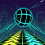 Slide Down is a 3D arcade game with an endless runner style. Players control a ball that slides down slopes that never stop and accelerates up all the time.