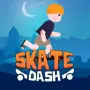 Skate Dash throws you in on a high-speed skateboarding race; forget about the dull obstacle course games! This is where your ability and courage will be tested. It's not just about getting out of the dangerous terrain and crossing the finish line in one piece, but also about making each ramp a launchpad to perform some awesome acrobatic feats.
