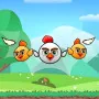 A precise slingshot pull, a skillfully flying chicken – that's how you begin your explosive journey in Slingshot Chicken! Step into this colorful playground and experience a fun yet challenging arcade-style shooting puzzle game. Here, clever planning reigns supreme and defeats haste!