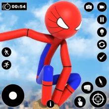 Stick Rope Hero
