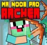 In Mr Noob Pro Archer Game, you will control a 