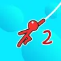 Stickman Hook 2 is a super addictive physics-based action-entertainment game. The game puts you in the role of a stickman character who can swing like Spider-Man